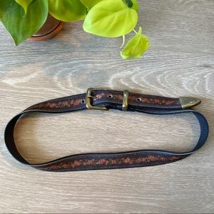 SOLD Floral Croakies Belt
